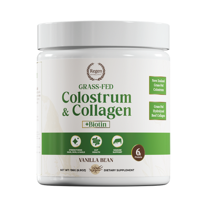 Regen Vitality Grass-Fed Colostrum & Collagen Powder